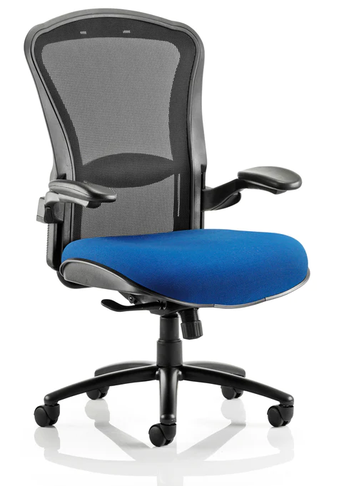Houston Fabric and Mesh Heavy Duty Office Chair - Up to 32 Stone